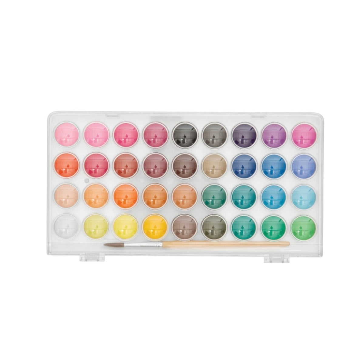 36 Water Colour Paint Pods