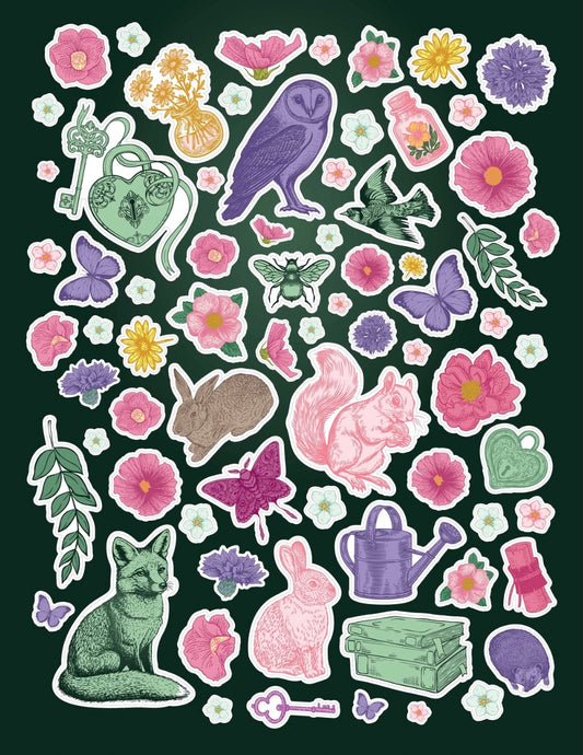 Secret Garden Colouring Sticker Book