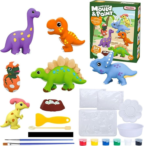 DIY Dinosaur Plaster Painting Craft Kit for Kids
