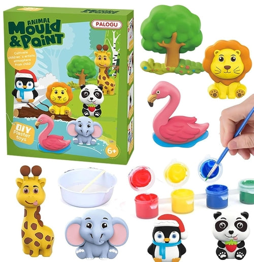 DIY Animal Plaster Painting Craft Kit for Kids