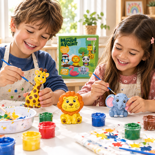 DIY Animal Plaster Painting Craft Kit for Kids