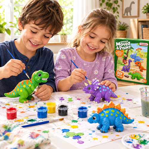 DIY Dinosaur Plaster Painting Craft Kit for Kids